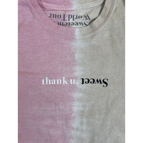 Ariana Grande Sweetener Thank You Next Concert Tour T-Shirt Size Small Tie Due - Picture 4 of 8